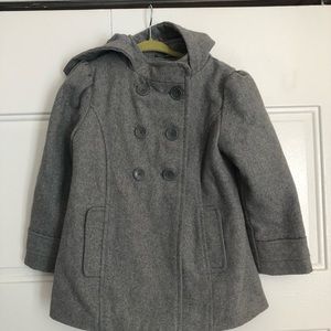 Lovingly worn Old Navy toddler girl Pea Coat.